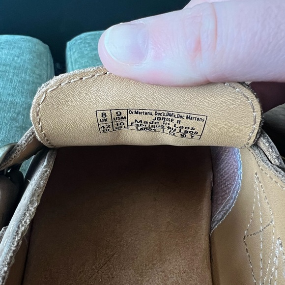 NEW Dr. Martens Jorge ll Tumbled Leather Slingback Mule size 10 - Picture 5 of 5